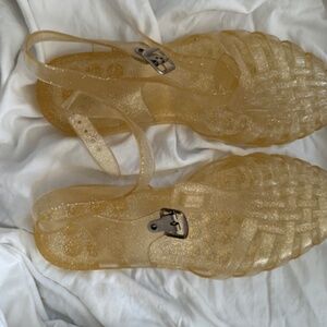Jelly buckle flats woman's 9 Vintage